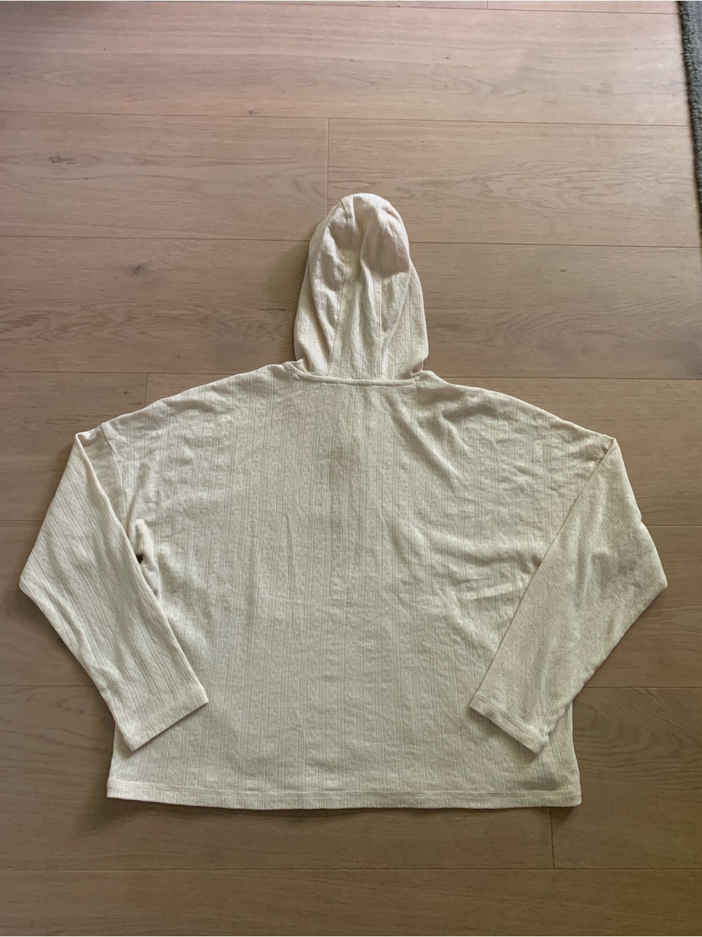 NWOT Toad & Co Women's M Foothill Pointelle Hoodie Pullover Beach Travel Surf - Picture 11 of 11